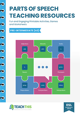 Pre-intermediate Parts of Speech Teaching Resources eBook