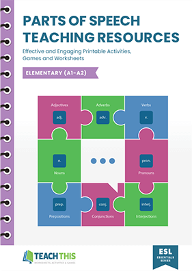Elementary Parts of Speech Teaching Resources eBook