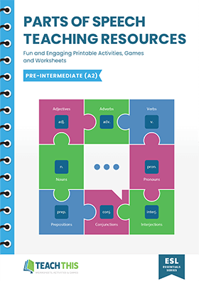 Pre-intermediate Parts of Speech Teaching Resources eBook Pre-intermediate Parts of Speech Teaching Resources eBook