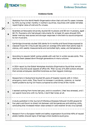 EAP Critical Thinking Game preview for Intermediate B1: matching, discussion, giving reasons, presenting, communicative practice
