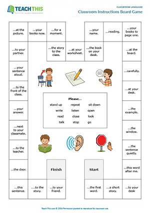 ESL classroom language game preview, beginner A1, forming sentences from prompts, controlled practice, group work
