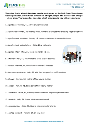 10-minute critical thinking activities for english answer key image
