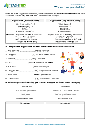 Suggested Activities and Role-plays for Teaching Verb Tenses