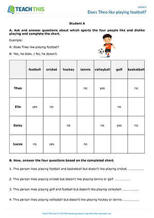 Sports ESL Games Activities Worksheets