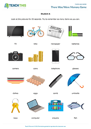 there is are esl activities games worksheets