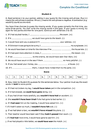 Mistakes & Regrets Worksheet