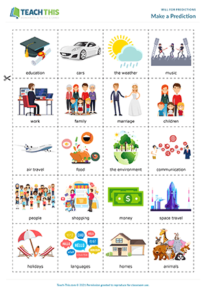 Making Predictions ESL Activities Games Worksheets