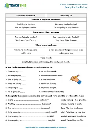 ESL Find Someone Who activity preview: matching, question completion, gap-fill, binary choice, writing sentences from prompts for Elementary A1-A2.