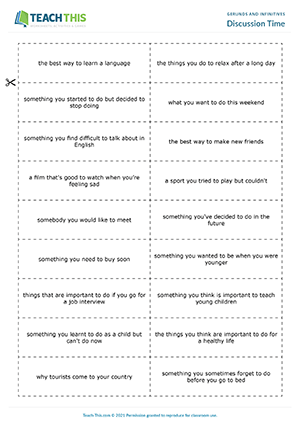 Discussion Time Preview