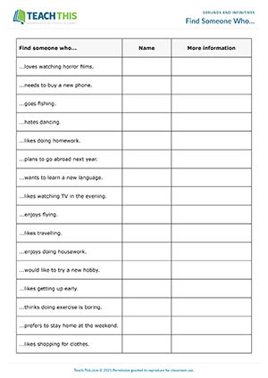 Infinitive of Purpose Speaking and Writing Activity Worksheets