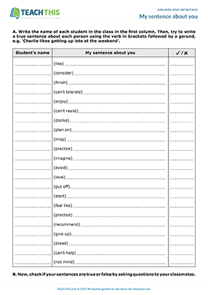 My Sentence About You Preview