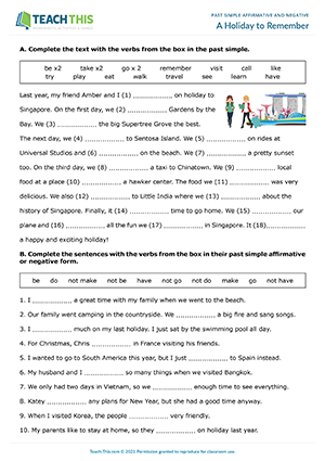 simple past tense playing cards warm…: English ESL worksheets pdf & doc