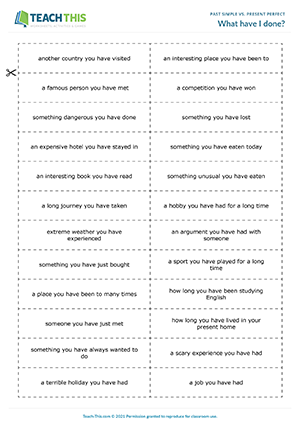 Past Continuous and Past Simple - Board Game - ESL Expertz