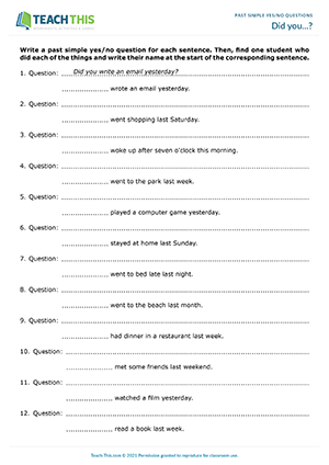 Simple Past Regular Verbs Quiz! - ProProfs Quiz