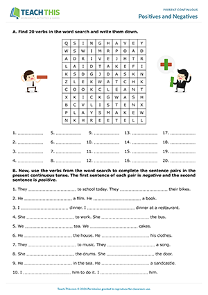 Present Continuous Interactive board game for online and fact to face classes - ESL Kids Games
