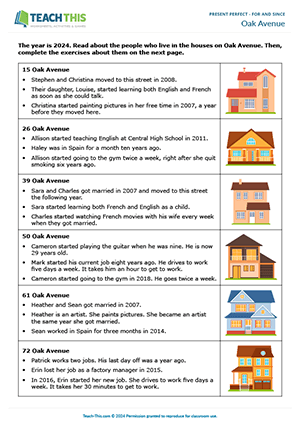 Present Perfect For and Since - Board Game - ESL Expertz