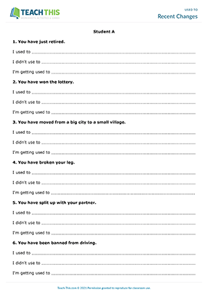 used to worksheet Recent Changes Preview