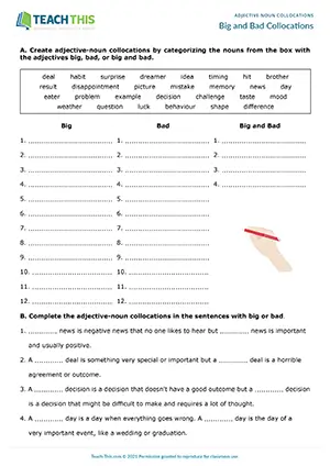 Big and Bad Collocations Preview