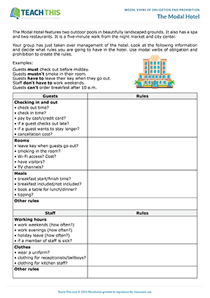 Modal Verbs - steacher