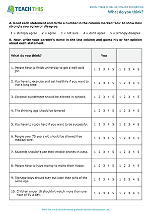 Modal Verbs Should and Shouldn't: Darts Game