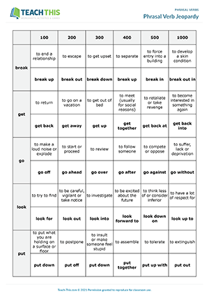 Play To Learn - Phrasal Verbs - 9788568286357