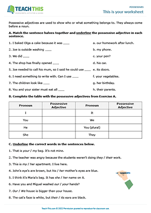 Student S Name: - Date: - Score: Grammar 1 Possessive 'S: Singular and  Plural Write The Apostrophe (') in The Correct Position, PDF