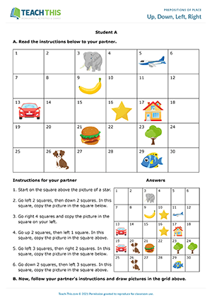 Place Prepositions Esl Activities Games Worksheets