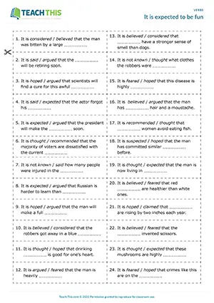 ESL verbs of judgement and evaluation game for upper-intermediate B2, matching, binary choice, and pair work